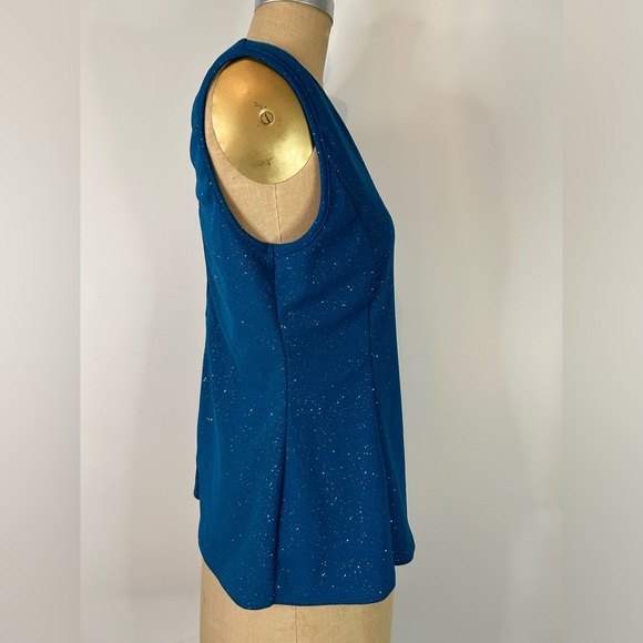 Solar USA Teal Sleeveless Top Size XL - Picture 2 of 7